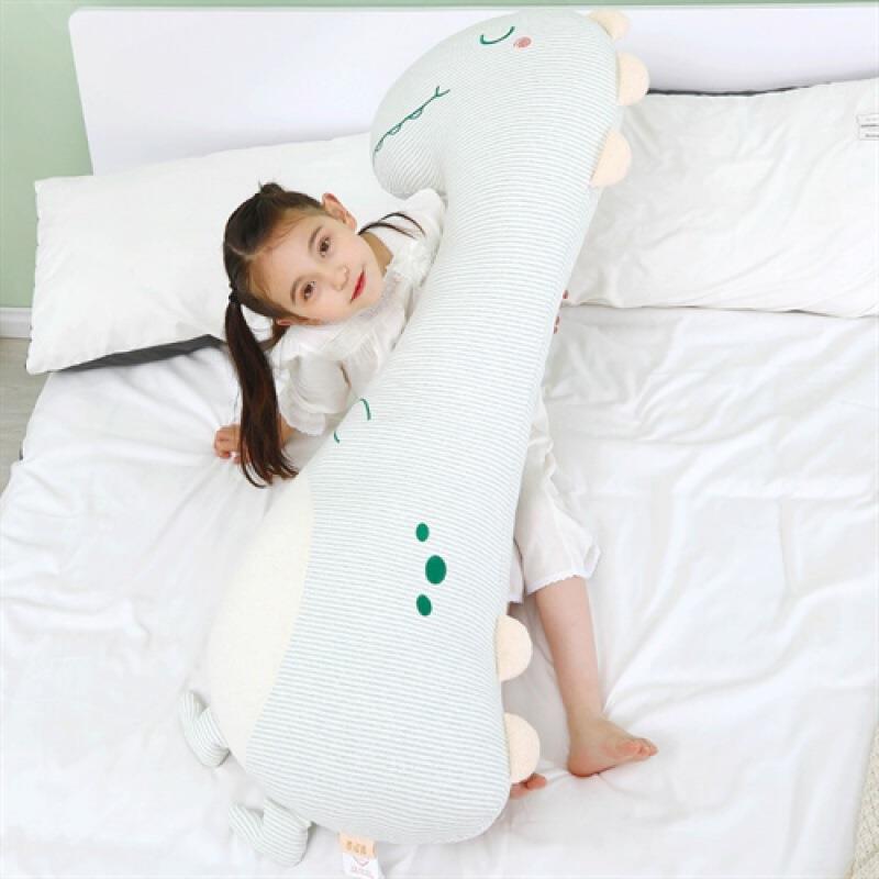 A类婴儿棉抱枕女生睡觉恐龙儿童床上长条枕男生侧睡夹腿靠枕