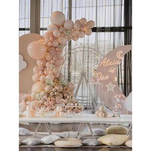 上海宝宝宴上门布置10岁生日派对装饰气球一周岁礼满月百日宴布置