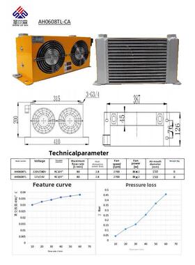 St. Ersen Ah0608Tl液压风冷散热器