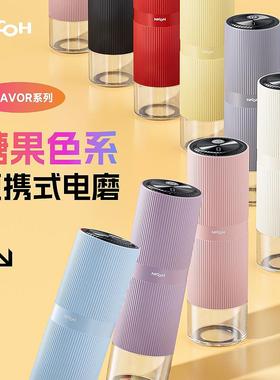 nicoh M01电动磨豆机可携式咖啡豆研磨机小型家用手磨咖啡机磨豆
