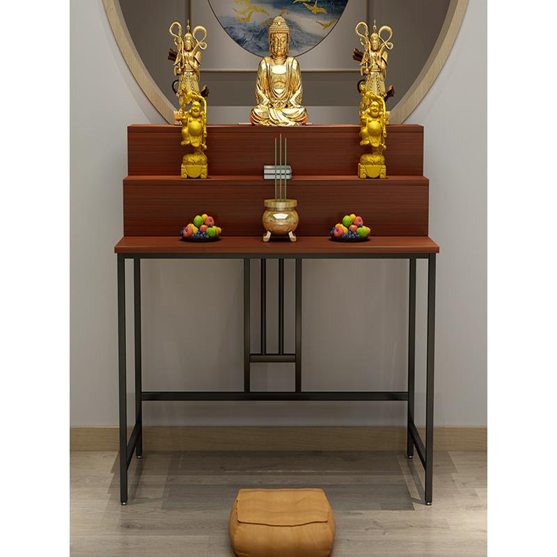 佛龛现代轻奢供桌香案家用佛柜供佛台简易供台新中式立柜白色多层