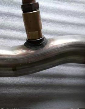 P0420/P0430三元催化效率低于极限阈值 故障老化通用接头后氧传感