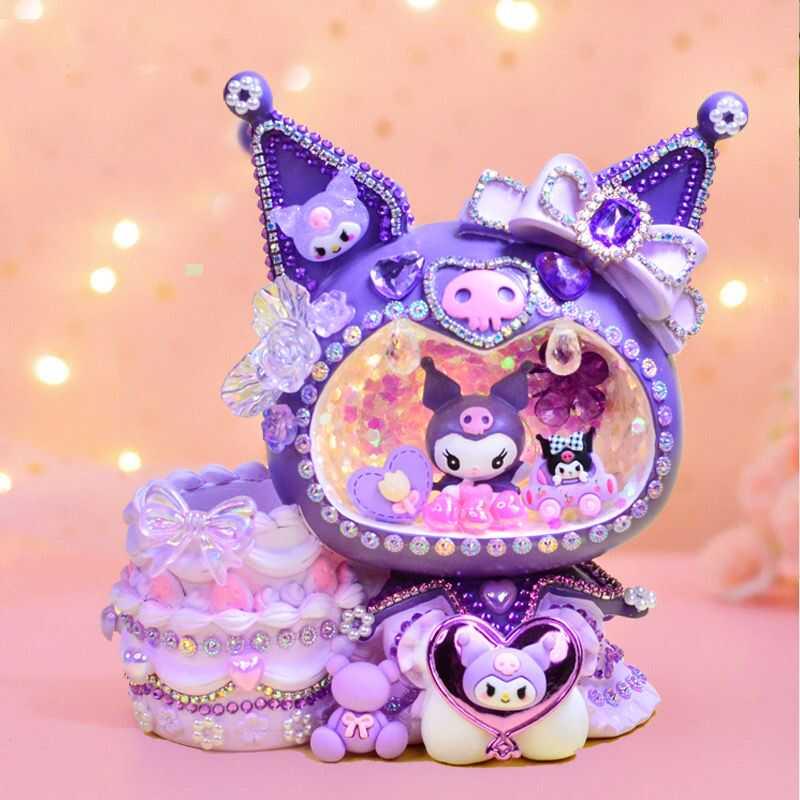 儿童手工精品笔筒小夜灯库米女孩创意实用礼物生日礼品diy小夜灯