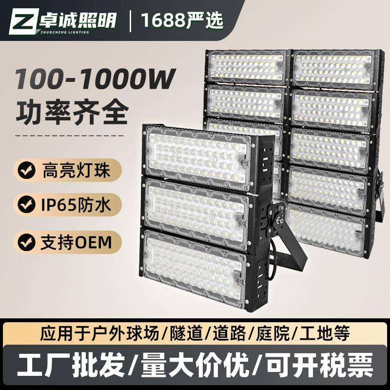户外高杆灯球场灯模组led隧道灯道路体育照明模组投光灯