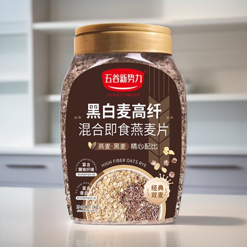 贝食捷高纤维燕麦片营养代餐即食