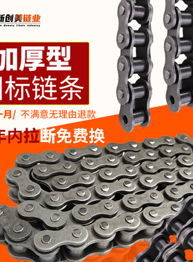 工业传动链条碳钢 3分06B 4分08B 5分10A 6分12A 1寸16A单排双排