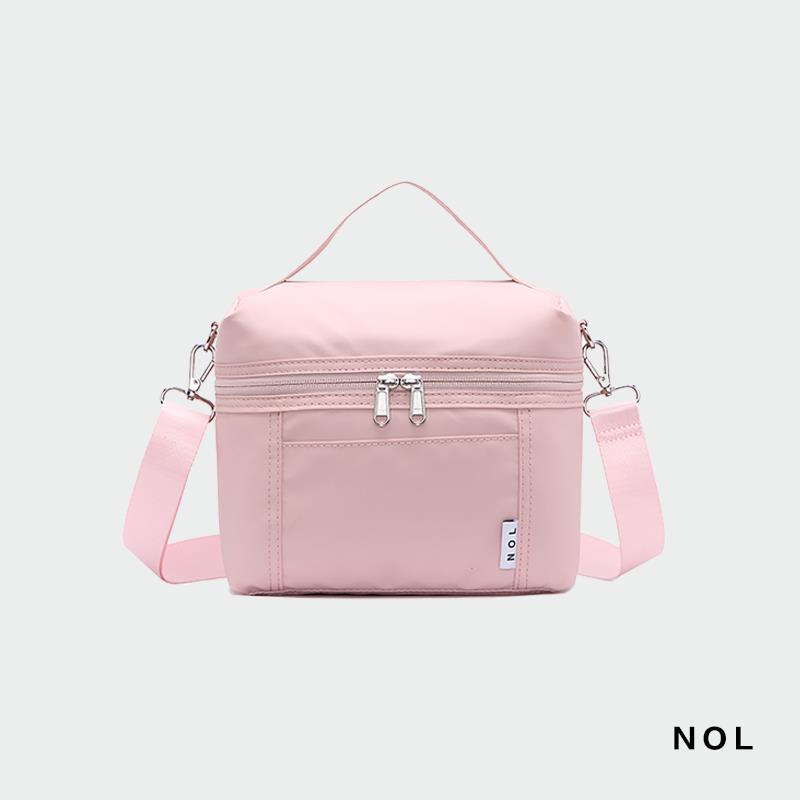 NOL时尚日式防水保温便当袋上班族手提单肩斜跨环保饭盒袋野餐包