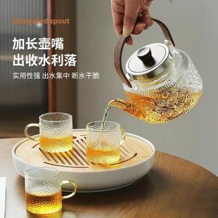 电陶炉煮茶器泡茶玻璃煮茶壶烧水壶茶具白茶家用全自动蒸汽煮茶炉
