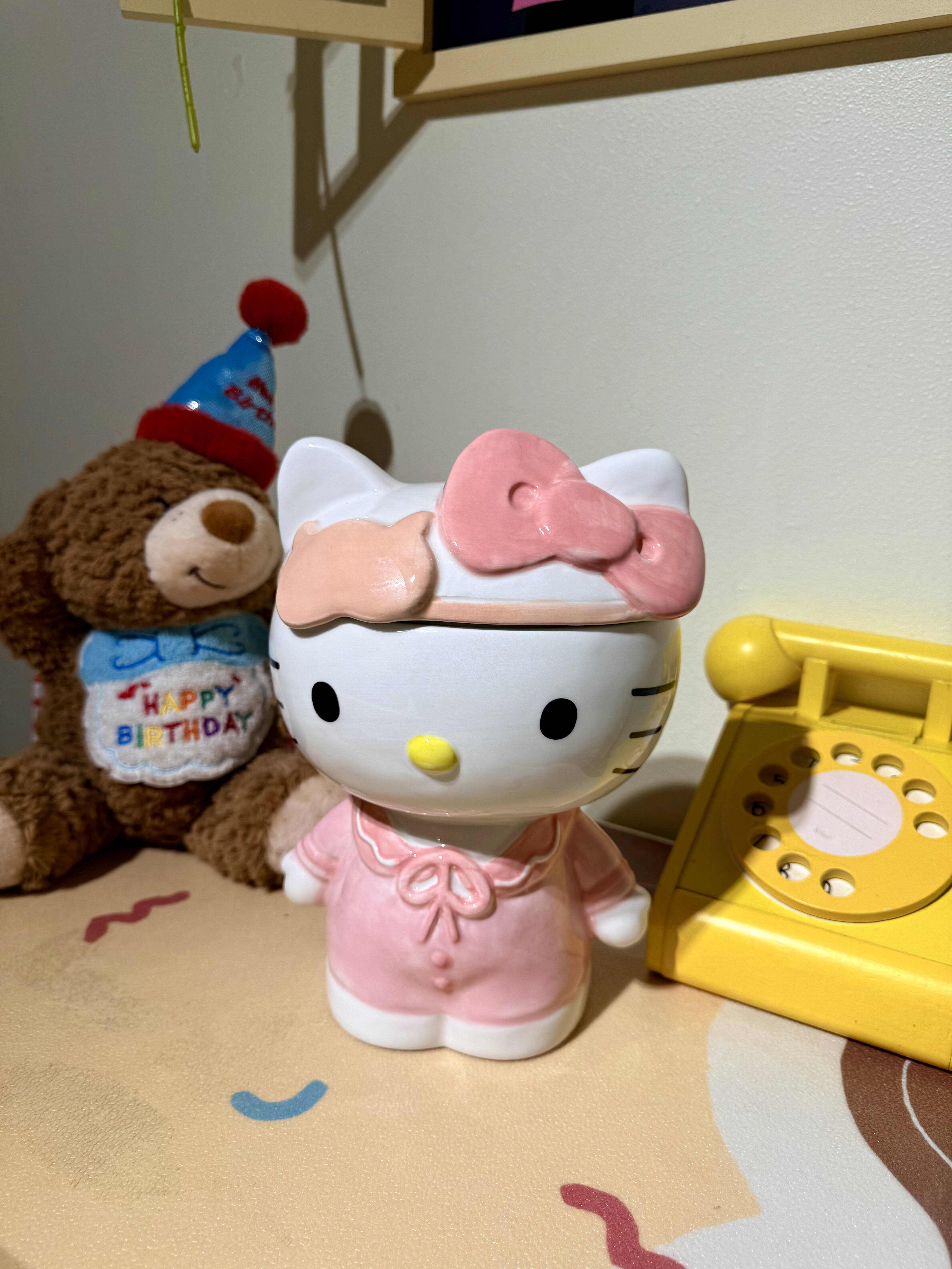 hellokitty陶瓷收纳罐新摆件可爱卡通公仔摆件桌面装饰品送礼佳选