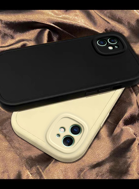 适用于苹果11手机壳iPhone11Pro新款ip十一ProMax硅胶ipone全包防摔直边软壳简约纯色直角边pr0Max平果pormax