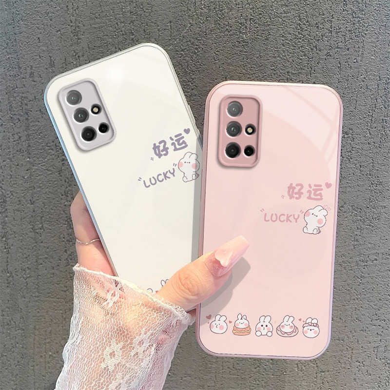 荣耀CDY一AN90手机壳CDYAN95保护TN套Honor3OS专用CDYTN华为新款外壳S30S金属漆玻璃全包防摔N90男女好运兔子
