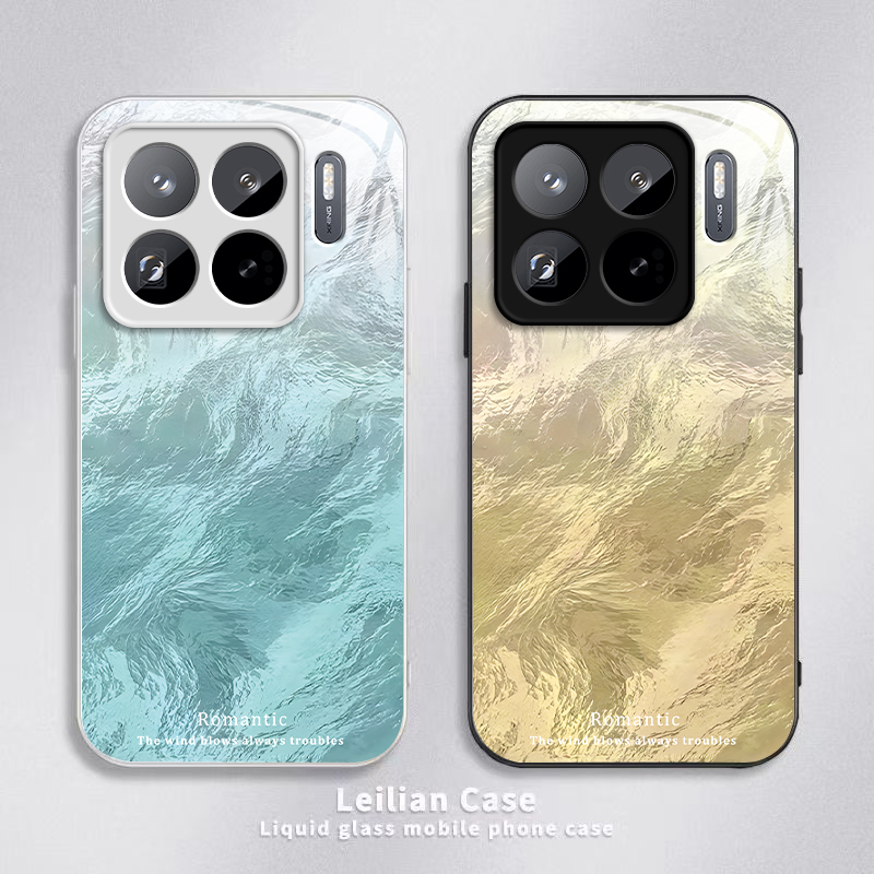 适用小米15SPro手机壳Xiaomi15S Pro保护套S15SP新款电镀玻璃镜头全包防摔高级感外壳SPr0SPor男女渐变羽纱