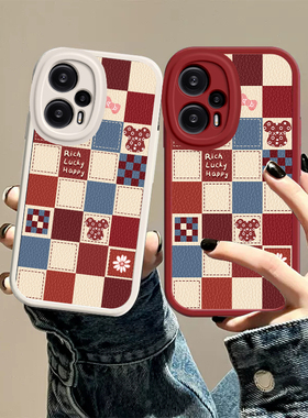 红米Note12Turbo手机壳redminote小米Redmi保护套not外壳noto软壳nont硅胶trubo全包notet防摔男女ins风格子