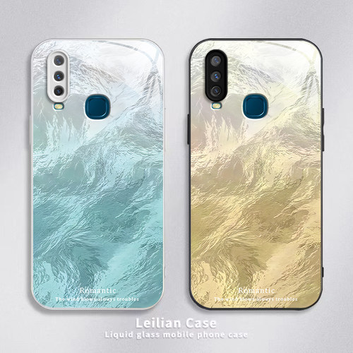 适用vivoY3s手机壳vivo新款Y3s保护viviy套vovoy硬玻璃voviy全包防摔vⅰvoy步步高viv0丫vivoys男女渐变羽纱