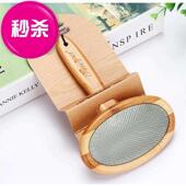 极速竹木n柄 猫梳毛刷专用去浮毛掉毛去毛V神器针梳撸猫 猫梳子