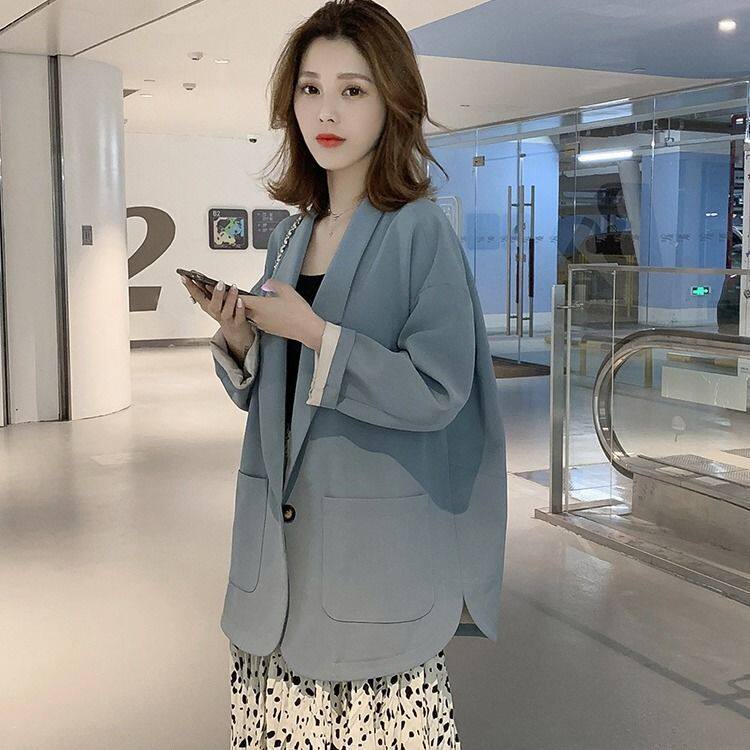 西装外套女2025秋冬季新款长袖韩版爆款宽松上衣休闲网红百搭西服