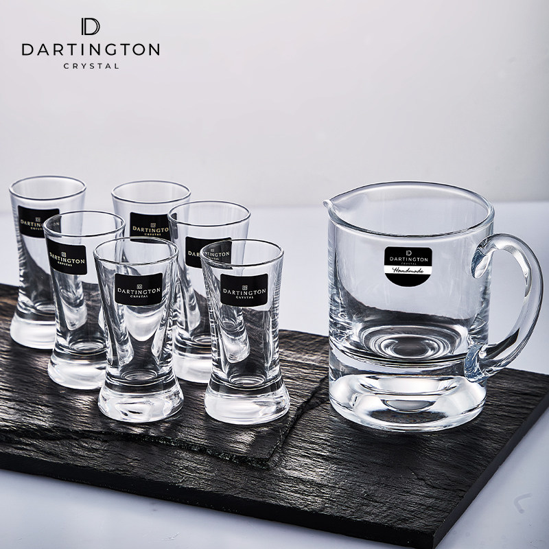 英国dartington进口水晶玻璃烈酒白酒杯高档家用分酒器套装酒具