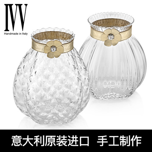 ivv欧式简约玻璃意大利花瓶