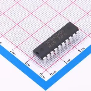 全新原装八进制缓冲器和三态输出线路驱动器 SN74HC240N(XBLW) DI