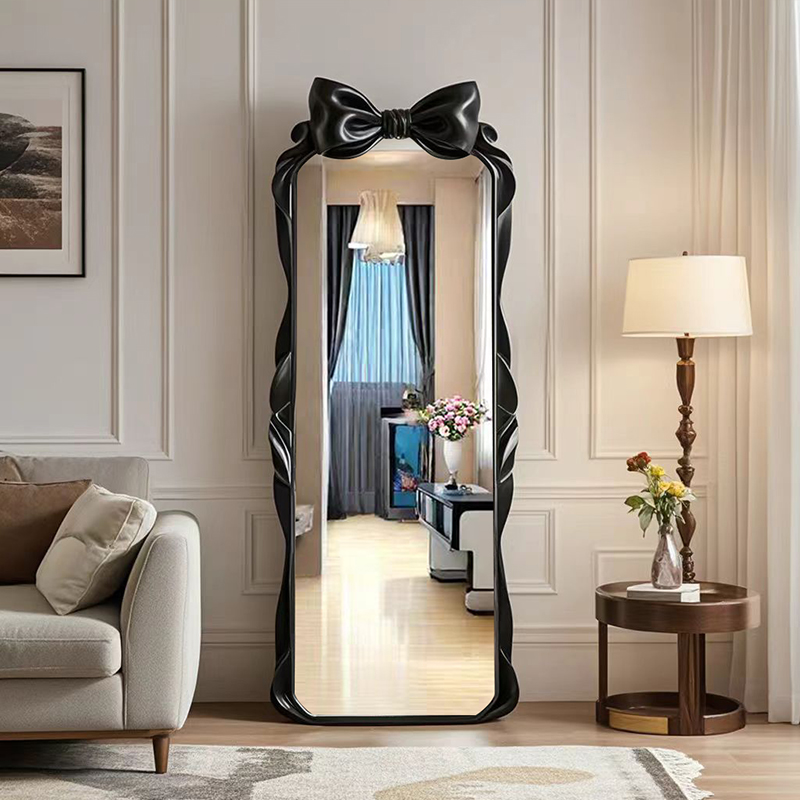 c2法式蝴蝶结设计落地全身镜