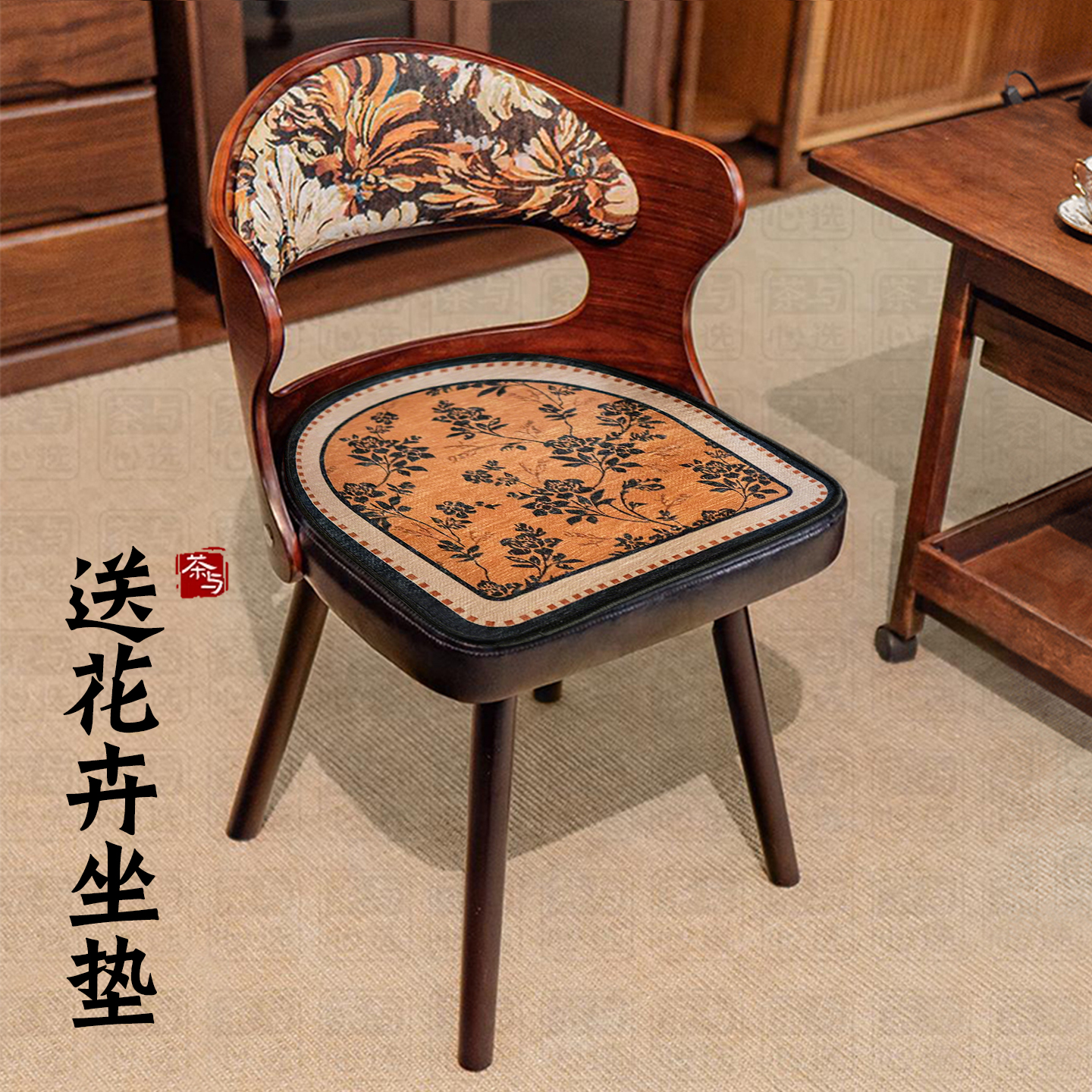 可旋转高脚吧台椅实木靠背椅餐桌椅家用椅子轻奢高级2025化妆餐椅