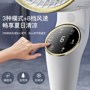 金正智能语音空气循环扇 家用落地扇 八字摇头遥控电风扇工厂