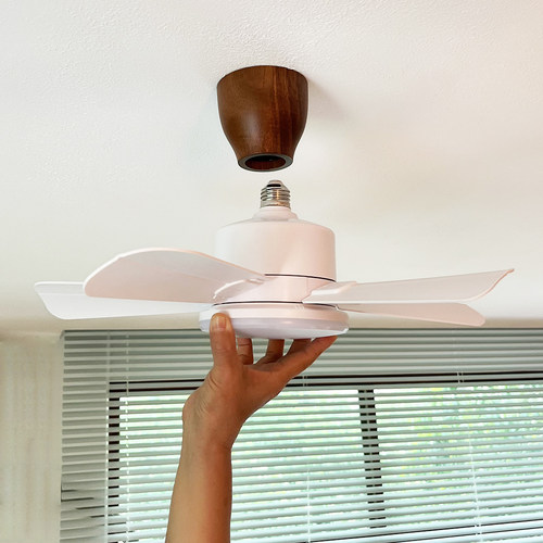 免安装遥控变频风扇灯泡E27螺口