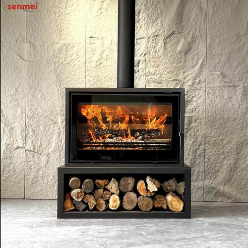 senmei森美欧式铸铁真火壁炉燃木柴火取暖炉烧火民宿别墅IMX2D2