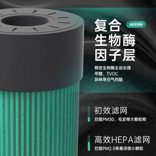 SKYISH施凯西SK30PLUS 60车载空气净化器滤芯新车用去异味甲醛