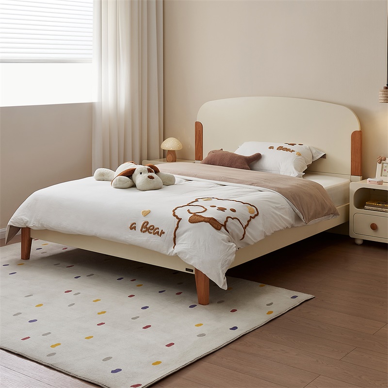 全友橡胶木现代简约儿童床