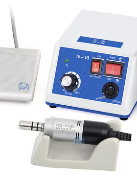 有刷N3小型电动技工M33es一机头打磨机艺齿美甲机抛光直弯牙机