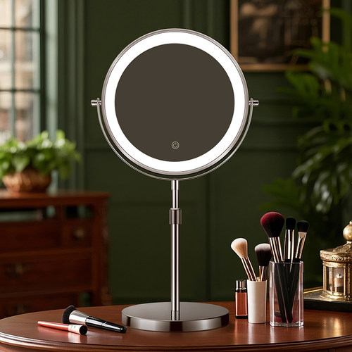 LED化妆镜升降可调节镜子