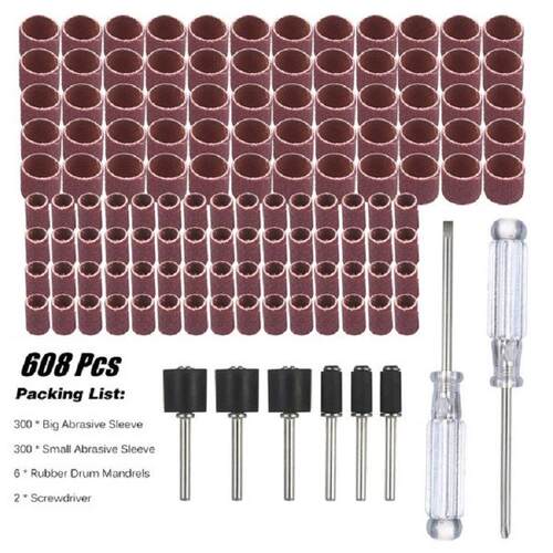 608PC砂圈套装套装电磨吊磨机配件组合打磨抛光切割厂家