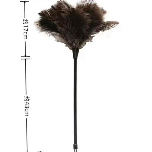 鸵鸟毛掸子鸡毛掸子家用除尘扫灰神器防静电车用清扫吸尘不掉加厚