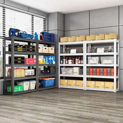 加厚仓储货架超市货架通体立柱落地置物架调节多层家用置物架