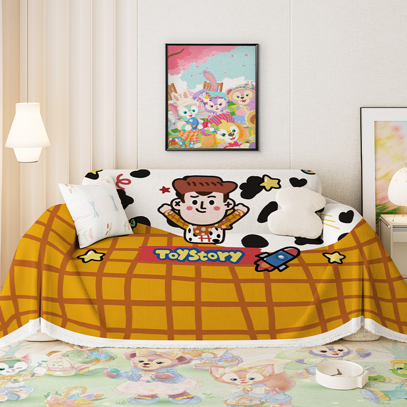 卡通可爱沙发巾防滑四季