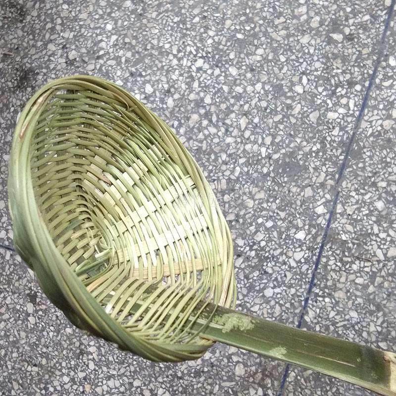 竹漏勺漏斗小火锅捞面抓篱竹制编麻辣烫米粉酸辣粉冒菜粉抓漏勺