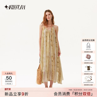 波西米亚海岛度假连衣裙女吊带印花沙滩裙 新款 ARTE PURA2026夏季