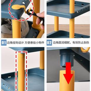 架子家用经济型门口小收纳神器省空间防尘鞋 简易鞋 柜宿舍室内好看