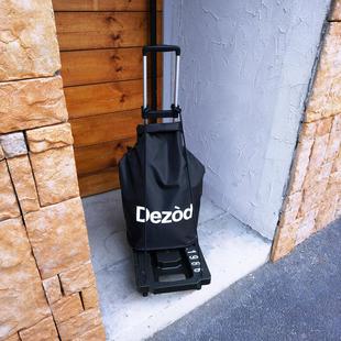Dezòd 机能折叠手推车万向轮拉杆平板车带脚刹搬家拿快递包裹