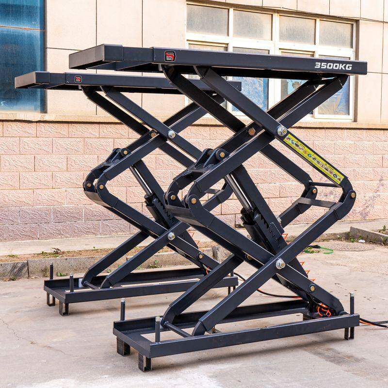 汽车维修升降机液压升降机地剪举升桌上型电脑修设备汽修工具修理