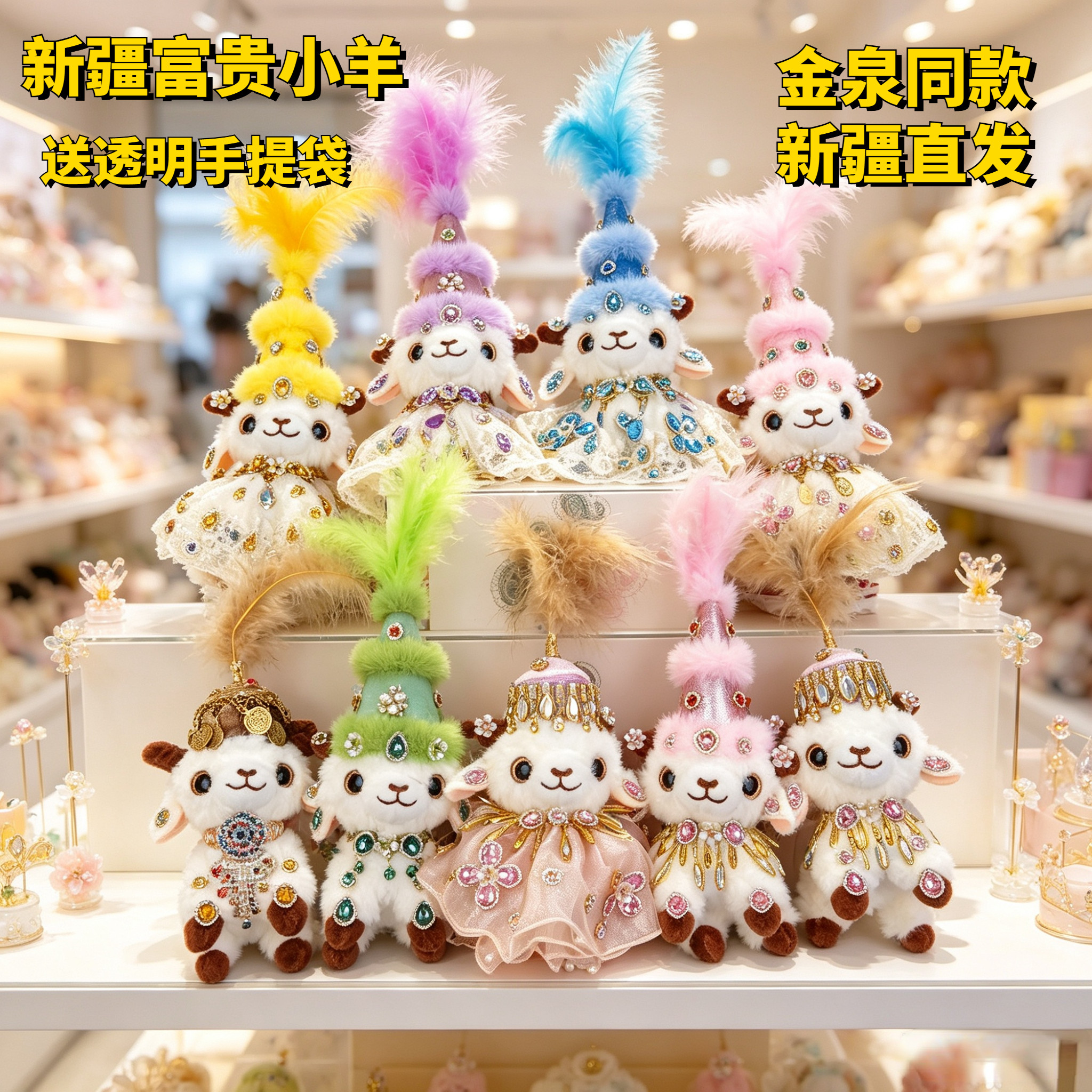 新疆富贵小羊玩偶异域风纪念品