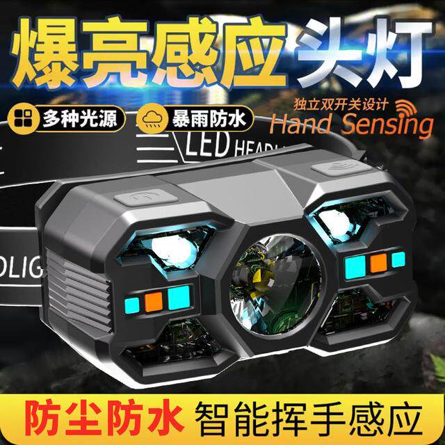 QIHUI/柒辉红光驱蚊强光头头灯