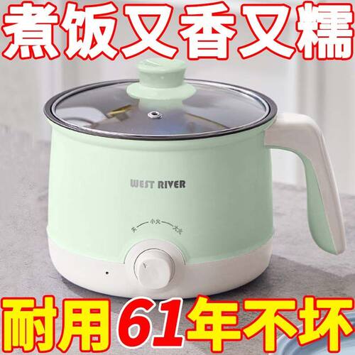 德国电煮锅多功能一体小电锅宿舍学生煮面小锅家用电热火锅电蒸锅