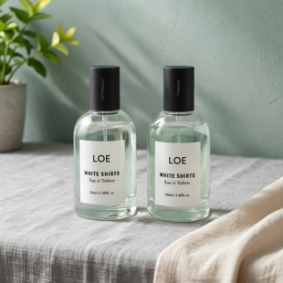 韩国LOE香水白衬衫桃子与茶ROSY FOREST绿茶白茶紫罗兰试香小样