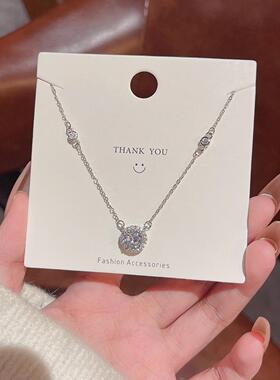 轻奢小众百搭气质简约锆石钛钢