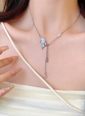 韩系爆款温柔气质长款流苏蝴蝶