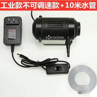 。直流12V无刷潜水泵水钻开槽机超静音鱼缸换水循环泵60W可调节水