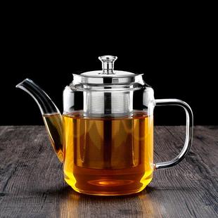 大容量玻璃耐热茶壶办公家用防爆过滤泡茶耐高温水壶电陶炉加热