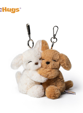 McHugs贴贴狗钥匙扣包包公仔娃娃玩偶情侣挂件新年情人节生日礼物